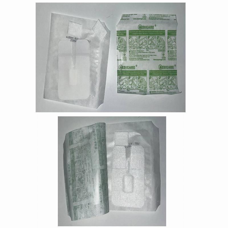 Пов’язка для фіксації катетера внутрішньовенного з подушечкою“MEDICARE", неткана, стерильна 6*8см